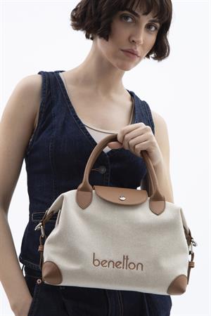 United Benetton BNT1624 Omuz Çantası Camel