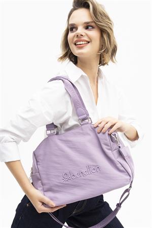 United Benetton BNT1191 Omuz Çantası Lila