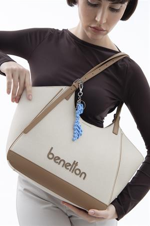 United Benetton BNT1523 Omuz Çantası Bej