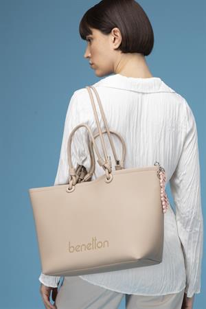 United Benetton BNT1501 Omuz Çantası Ten