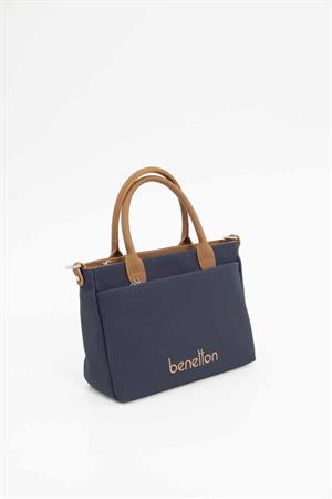 United Benetton BNT1649 Kadın Omuz Çantası Lacivert-Camel
