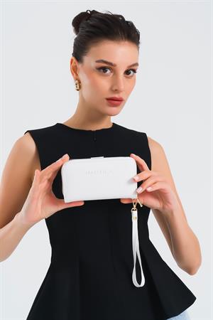 Nautica C7302T Portföy & Clutch Beyaz