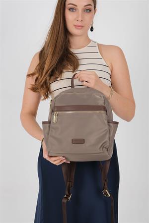 Silver & Polo 1209 Kadın Sırt Çantası Kum-Kahve