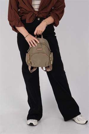 Silver & Polo 1208 Kadın Sırt Çantası Yeşil-Kum