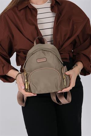 Silver & Polo 1208 Kadın Sırt Çantası Yeşil-Kum