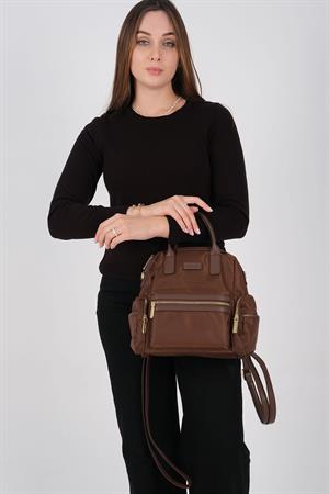 Silver & Polo 1211 Kadın Sırt Çantası Kahve