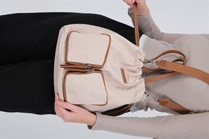 Silver & Polo 1232 Kadın Sırt Çantası Bej-Taba