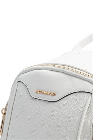 Silver & Polo SP906 Kadın Sırt Çantası Beyaz