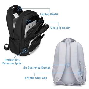 Smart Bags 3234 Sırt Çantası Siyah