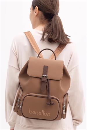 United Benetton BNT1409 Sırt Çantası Camel-Kahve