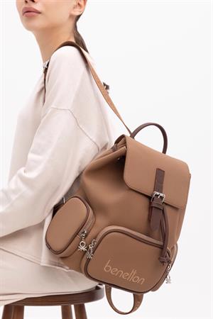 United Benetton BNT1409 Sırt Çantası Camel-Kahve