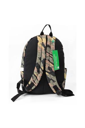 United Benetton 76063 Sırt Çantası Kamuflaj-Yeşil