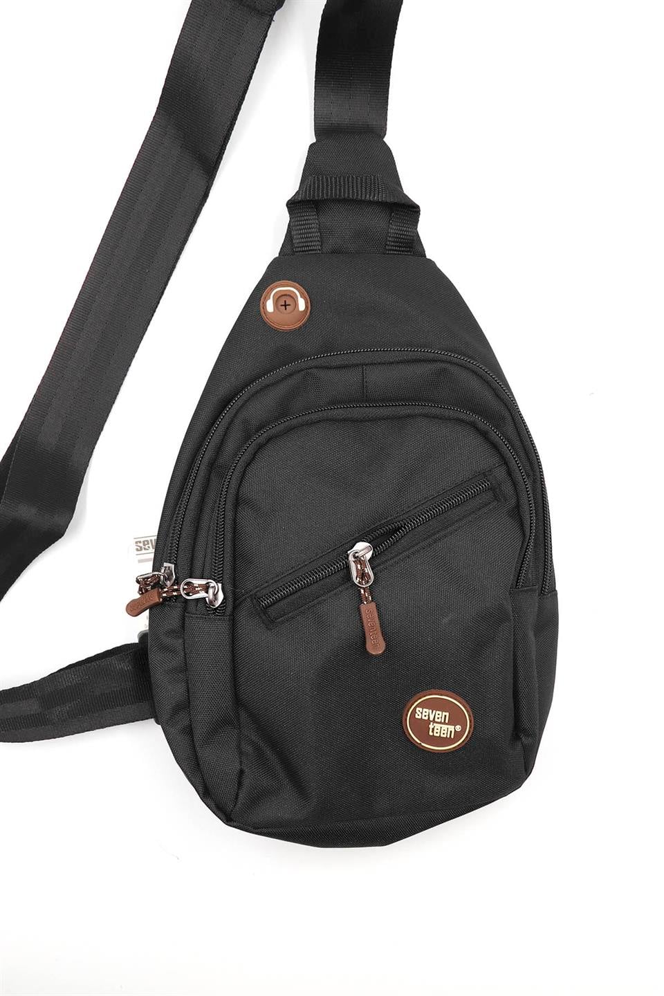 3475-ImpArı DeriBel Çantası & FreeBagArı Deri 3475 Bel Çantası & Freebag Siyah