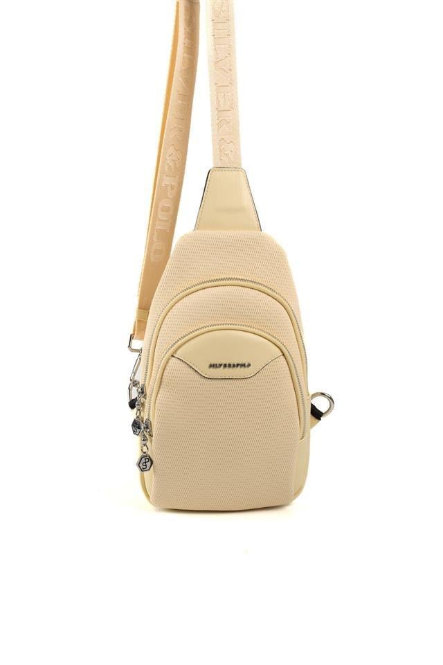SP959-M86Silver & PoloBel Çantası & FreeBagSilver & Polo SP959 Kadın Vücut Çantası Sarı