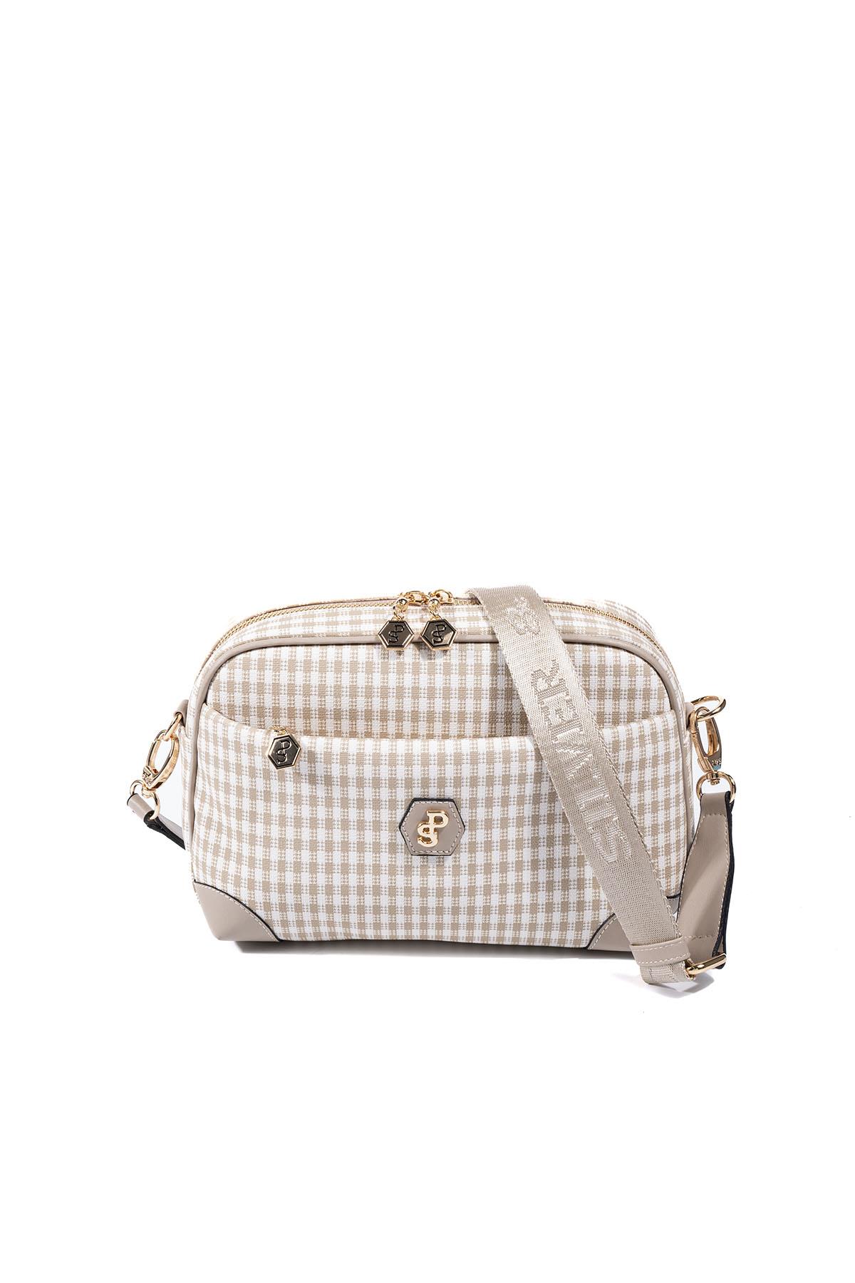 SP1094-M191Silver & PoloÇapraz ÇantaSilver & Polo SP1094 Kadın Çapraz Çanta Kum Beji-Kum