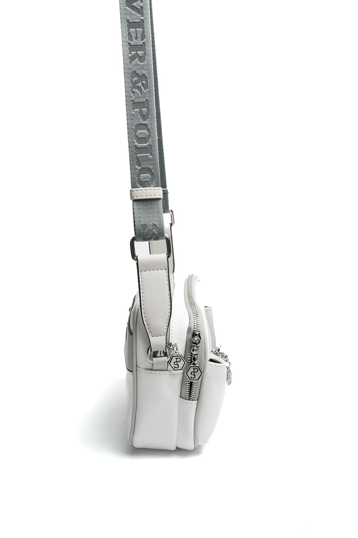 SP1162-M105Silver & PoloÇapraz ÇantaSilver & Polo SP1162 Kadın Çapraz Çanta Beyaz-A.Gri