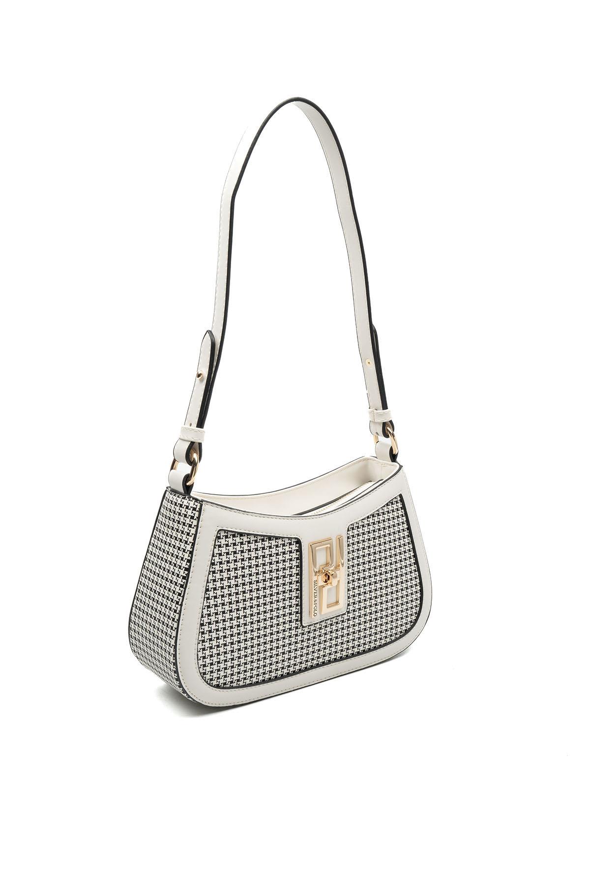 SP1132-M204Silver & PoloÇapraz ÇantaSilver & Polo SP1132 Kadın Çapraz Çanta Siyah-Kemik