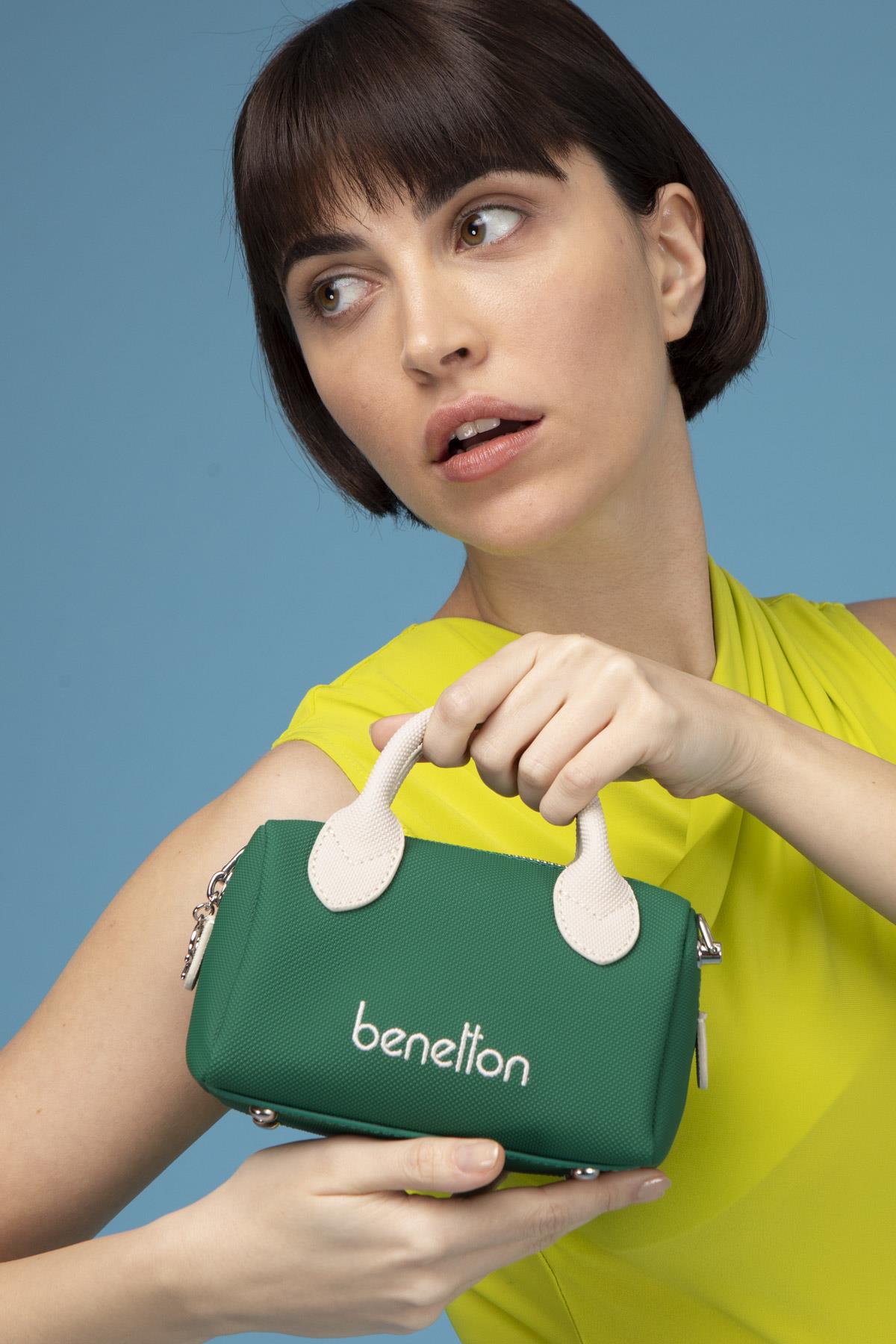 BNT1593-SoftUnited BenettonÇapraz ÇantaUnited Benetton BNT1593 Çapraz Çanta Zümrüt-Bej