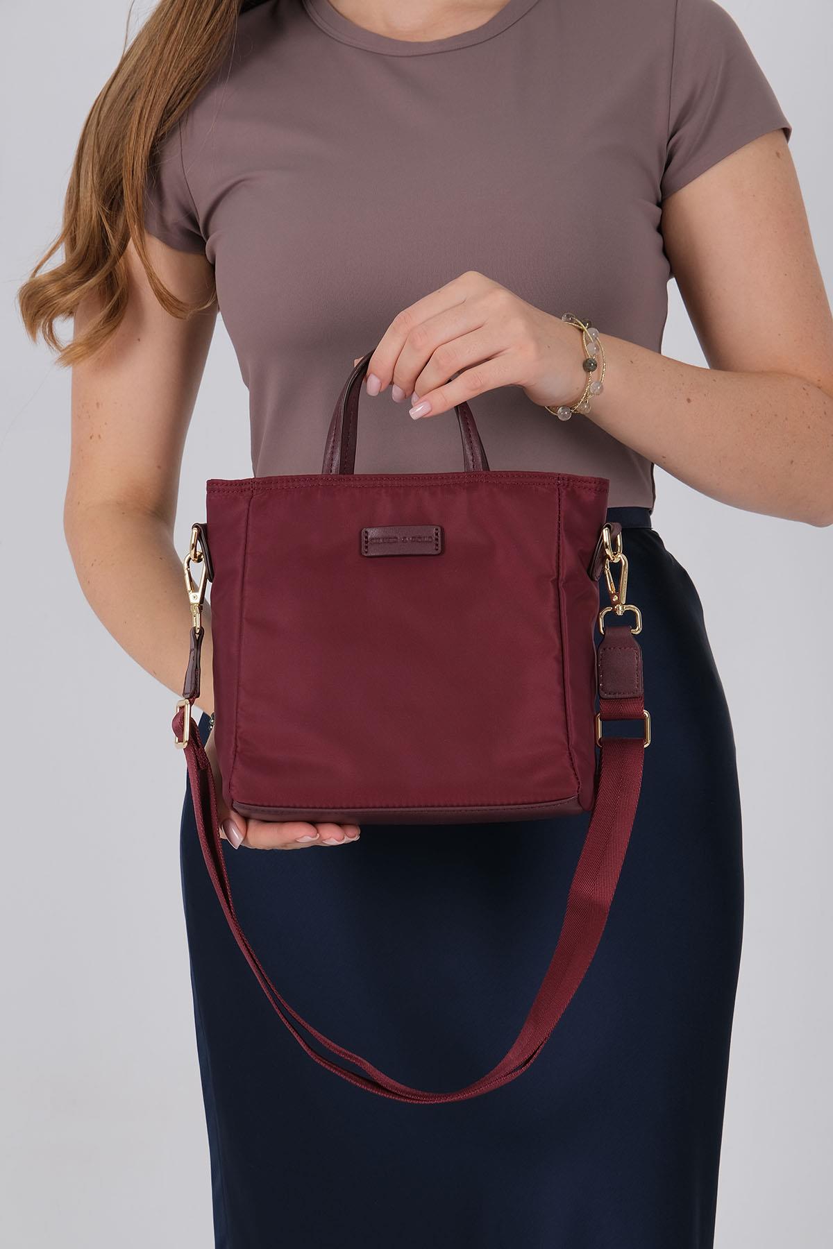 1225-M206Silver & PoloEl ÇantasıSilver & Polo 1225 Kadın El Çantası Bordo