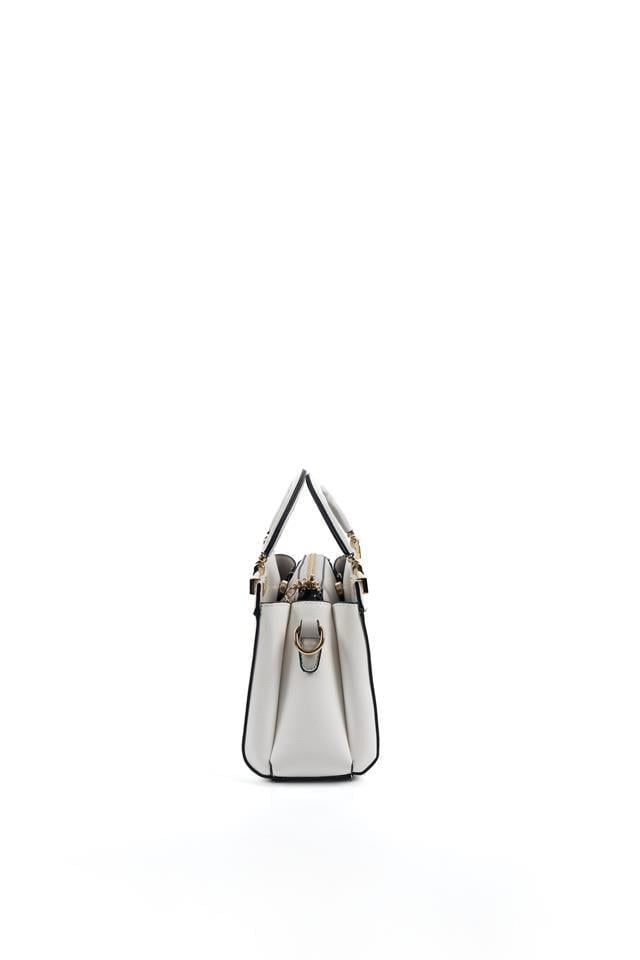 SP1193-M105Silver & PoloEl ÇantasıSilver & Polo SP1193 Kadın El Çantası Beyaz-A.Gri
