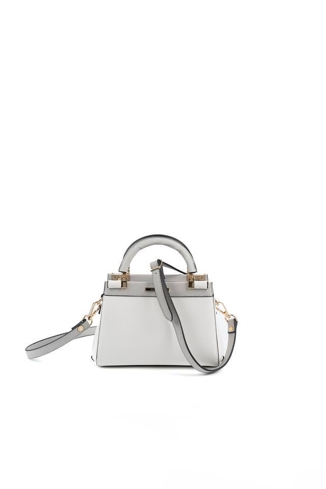 SP1193-M105Silver & PoloEl ÇantasıSilver & Polo SP1193 Kadın El Çantası Beyaz-A.Gri