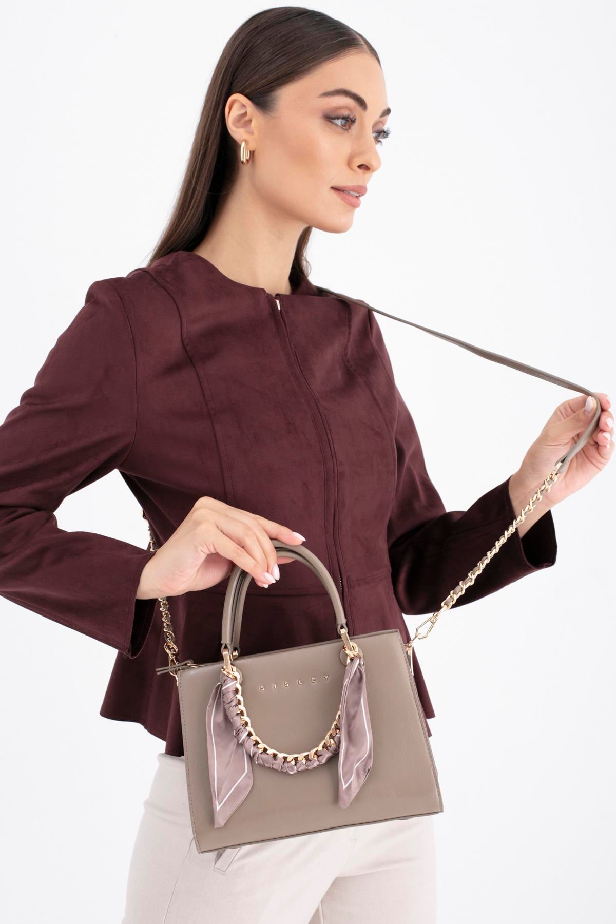 SLY270-SoftSısleyEl ÇantasıSısley SLY270 Kadın El Çantası Taş