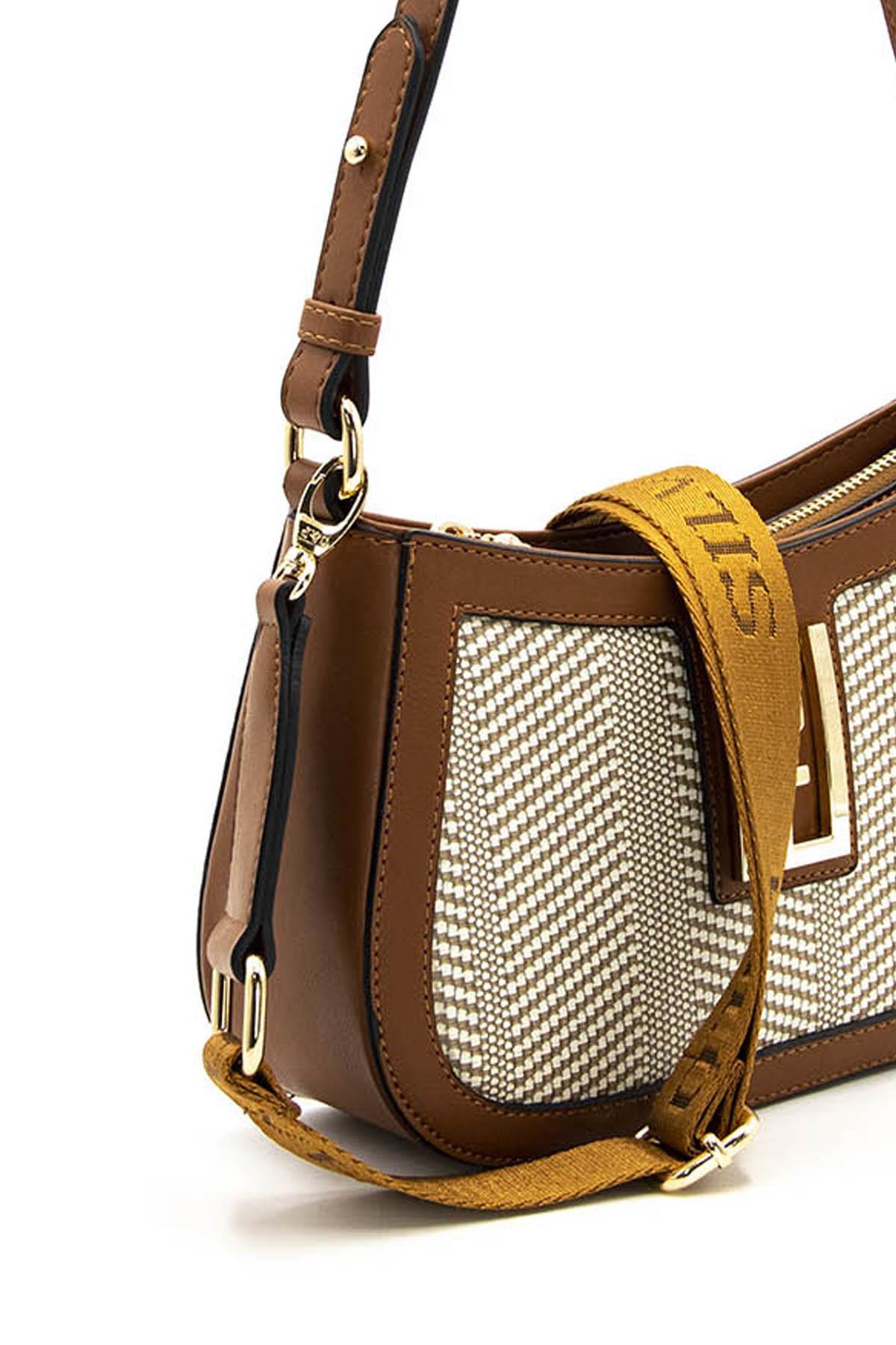 Kadın Çapraz Çanta Bej - Taba SP1132 Silver & Polo