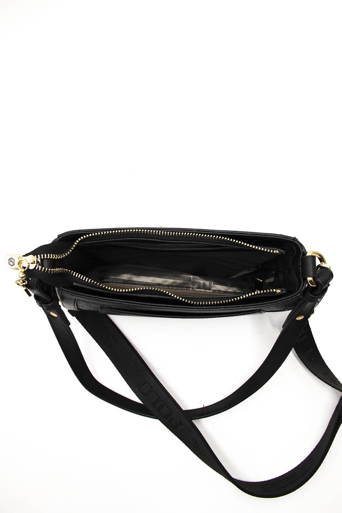 Kadın Çapraz Çanta Bej - Taba SP1132 Silver & Polo