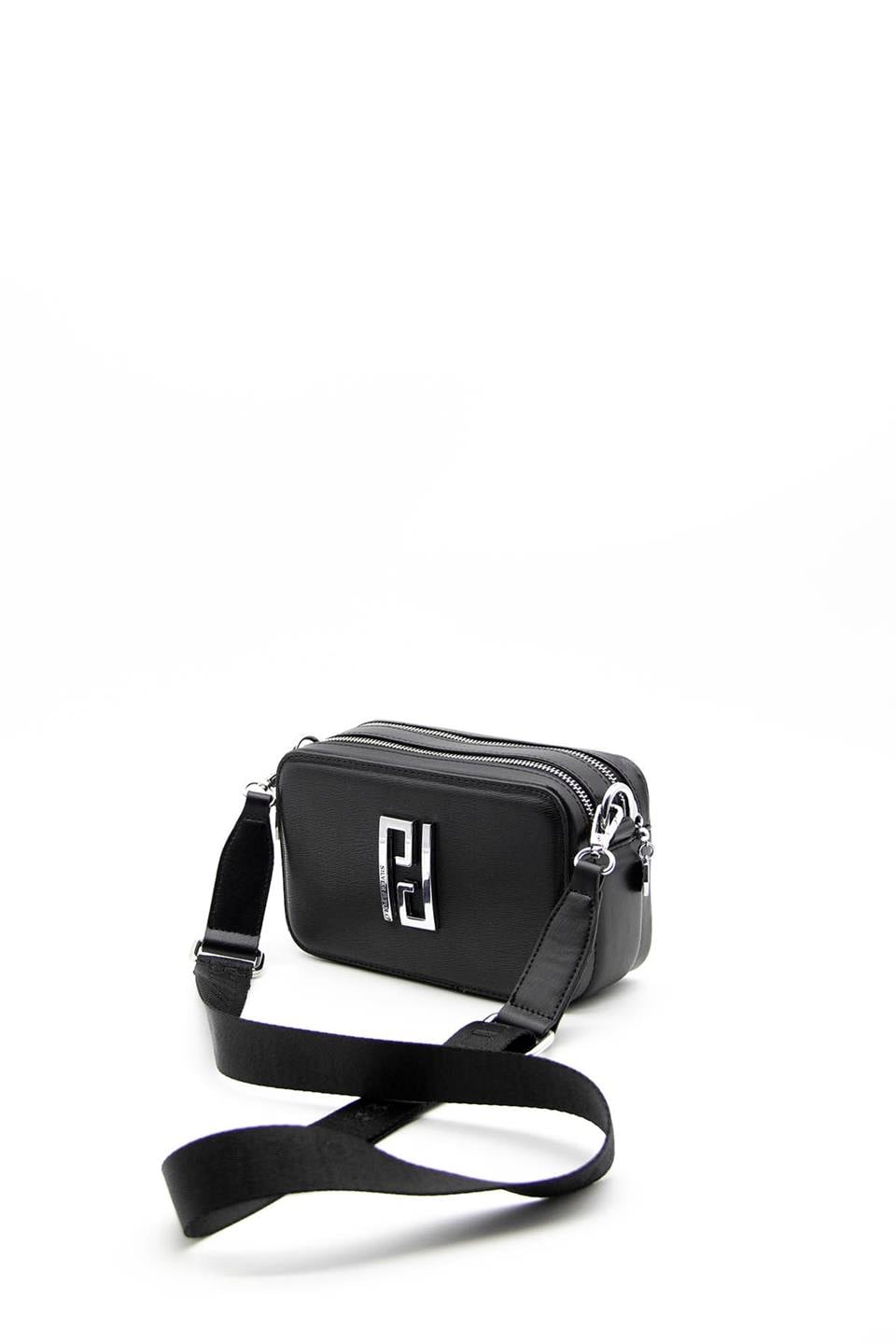 Kadın Çapraz Çanta Siyah - Siyah SP1078 Silver & Polo