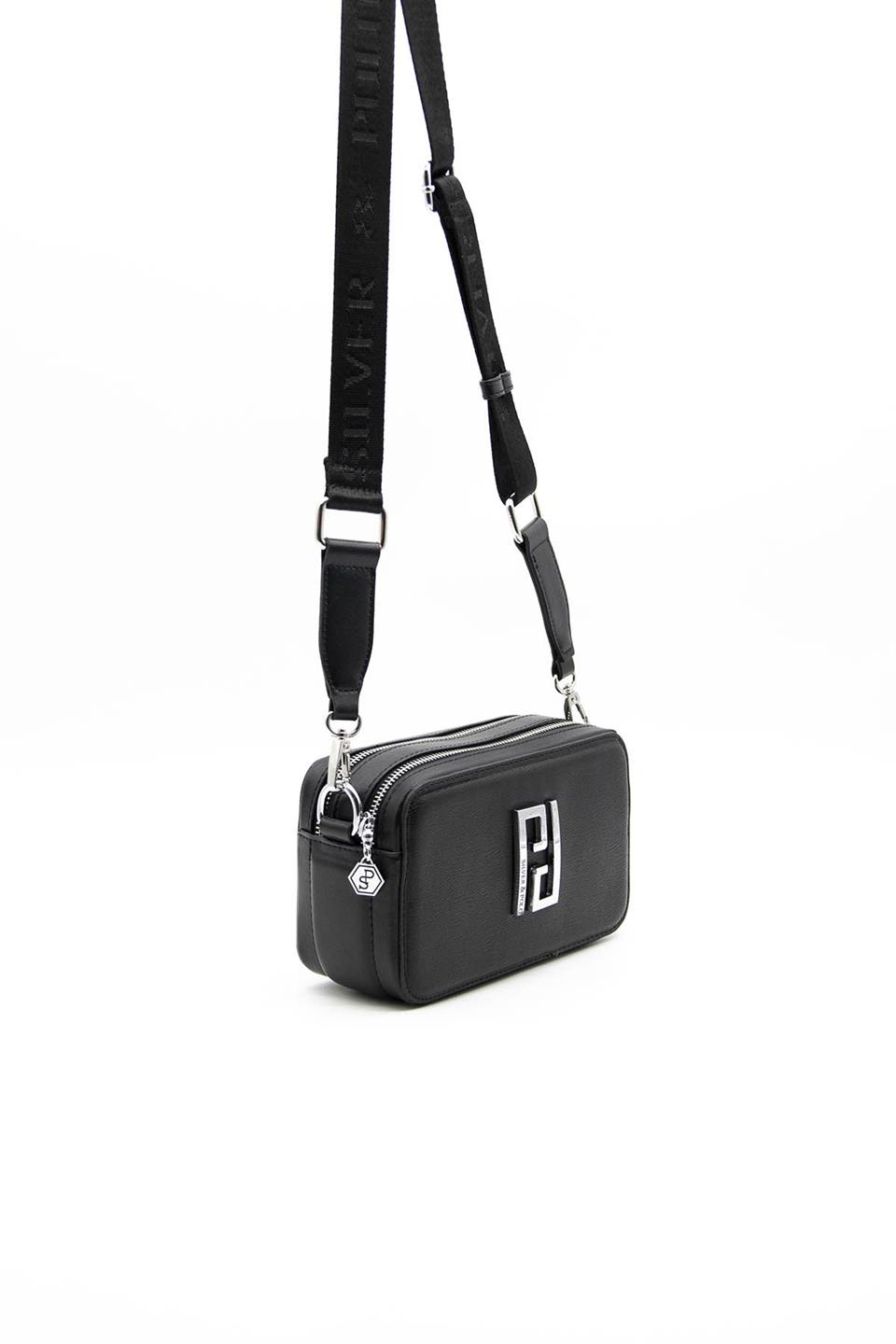 Kadın Çapraz Çanta Siyah - Siyah SP1078 Silver & Polo
