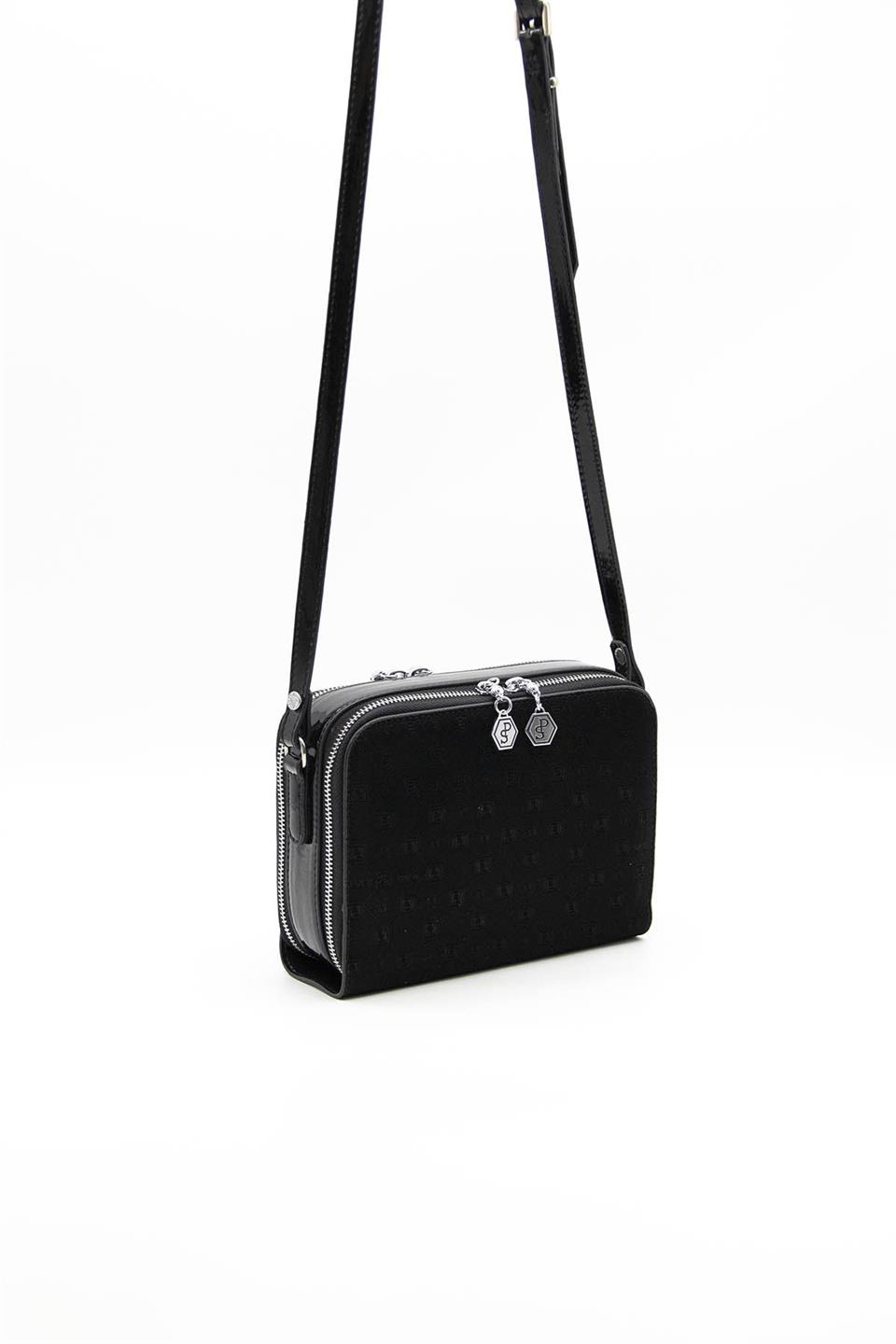 Kadın Çapraz Çanta Siyah - Siyah SP888 Silver & Polo