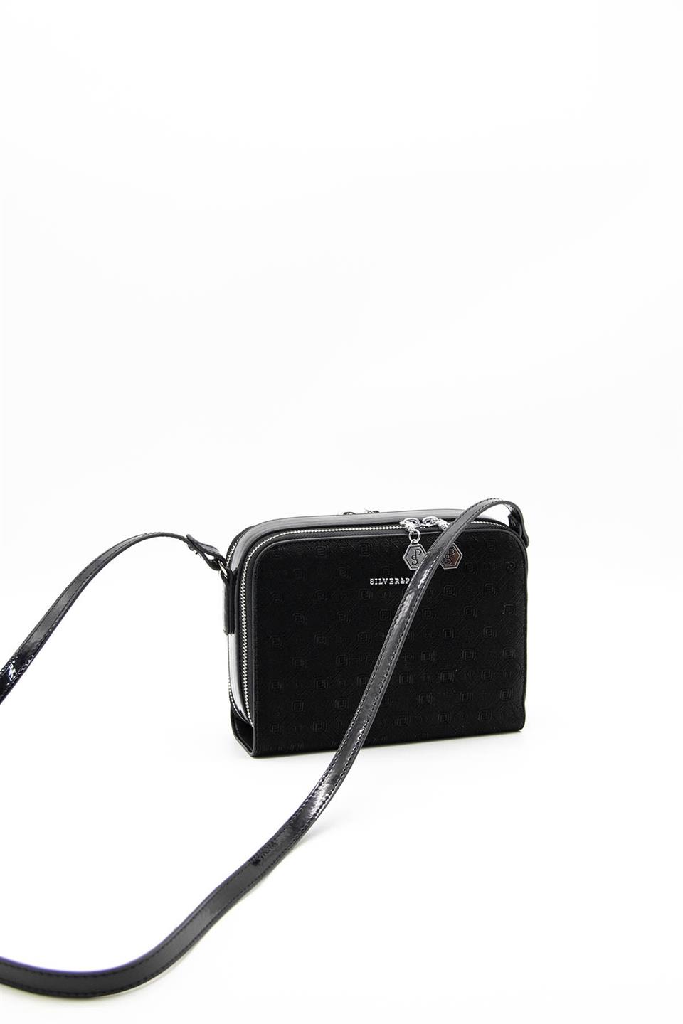 Kadın Çapraz Çanta Siyah - Siyah SP888 Silver & Polo