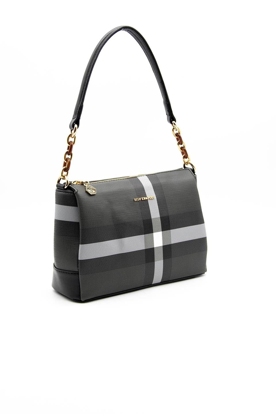 Kadın Çapraz Çanta Siyah - Siyah SP910 Silver & Polo