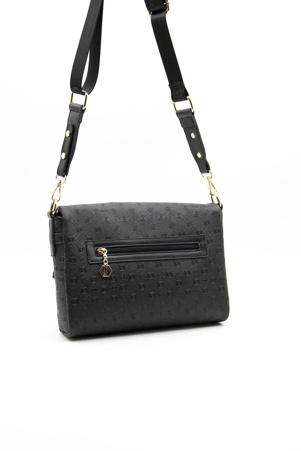 Kadın Çapraz Çanta Siyah - Siyah SP963 Silver & Polo
