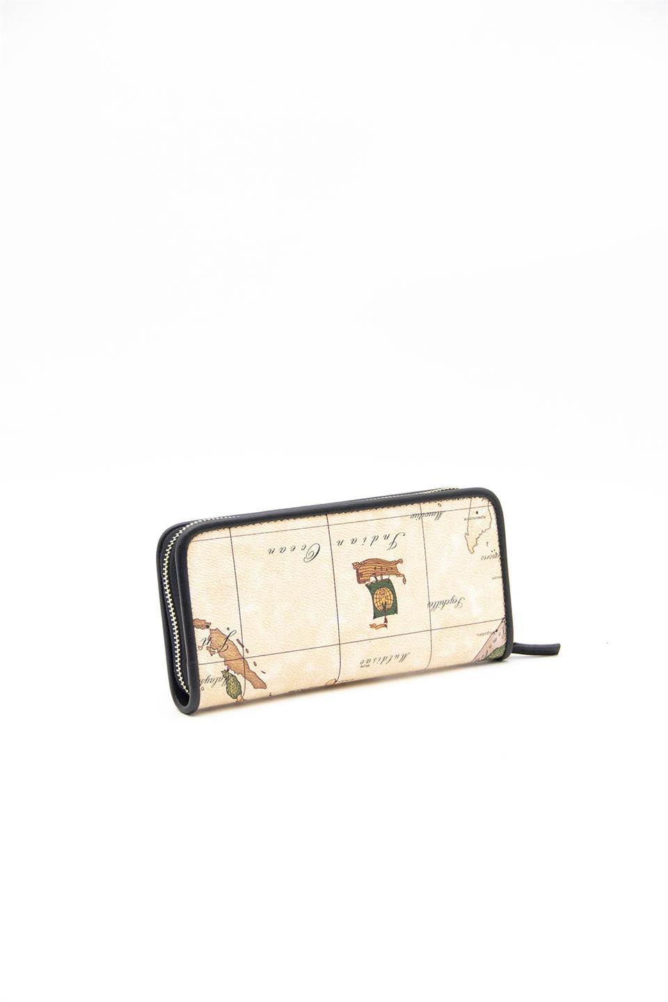 Kadın Cüzdan & Kartlık Pudra - Siyah SP665 Silver & Polo
