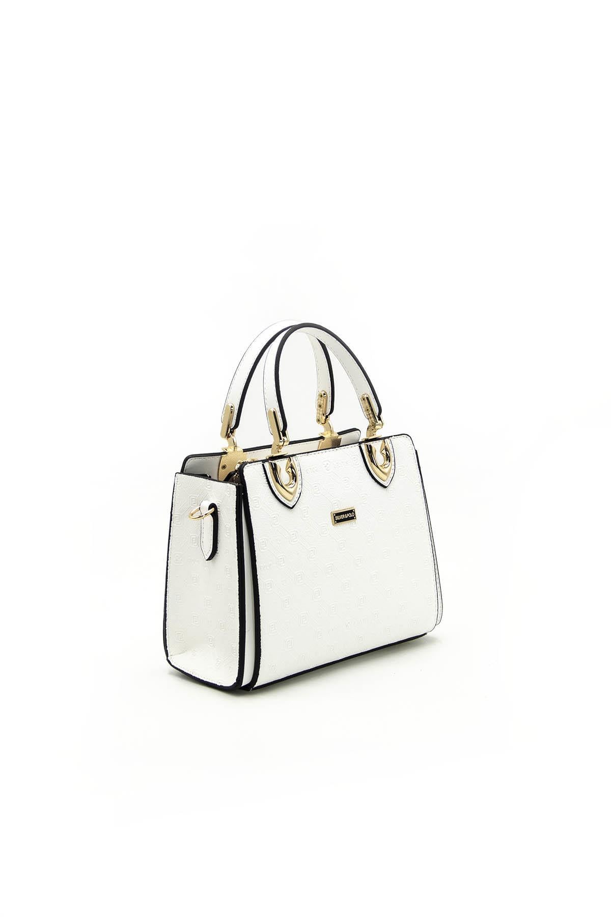 Kadın El Çantası Beyaz - Beyaz SP1133 Silver & Polo