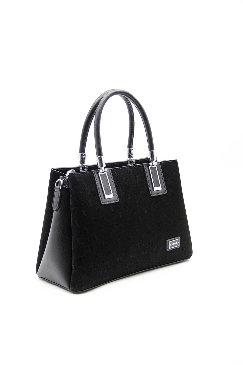Kadın El Çantası Siyah - Siyah SP1000 Silver & Polo