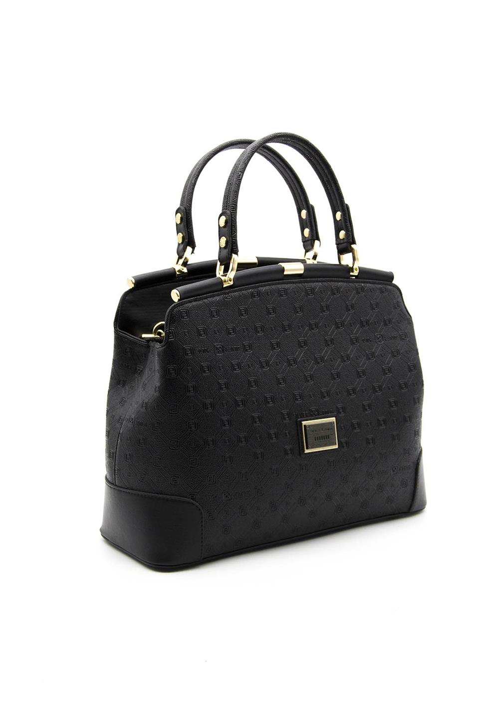 Kadın El Çantası Siyah - Siyah SP706 Silver & Polo