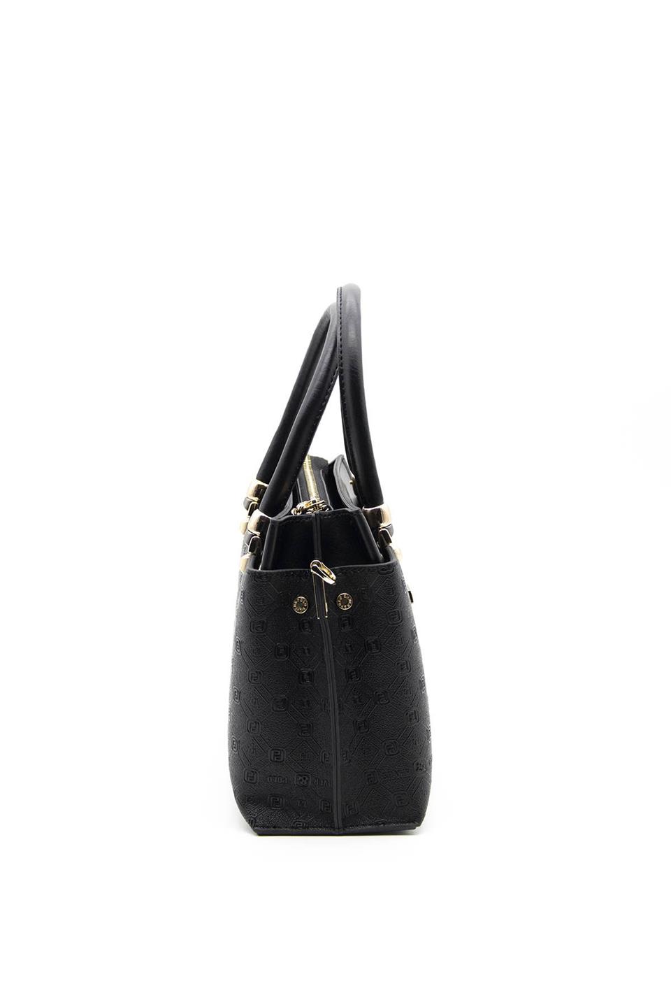Kadın El Çantası Siyah - Siyah SP826 Silver & Polo