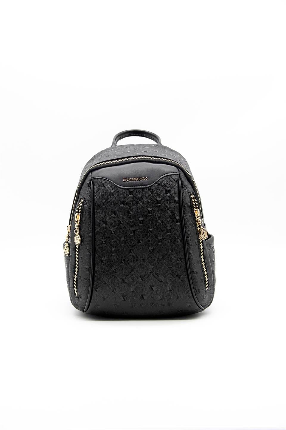 Kadın Sırt Çantası Siyah - Siyah SP906 Silver & Polo