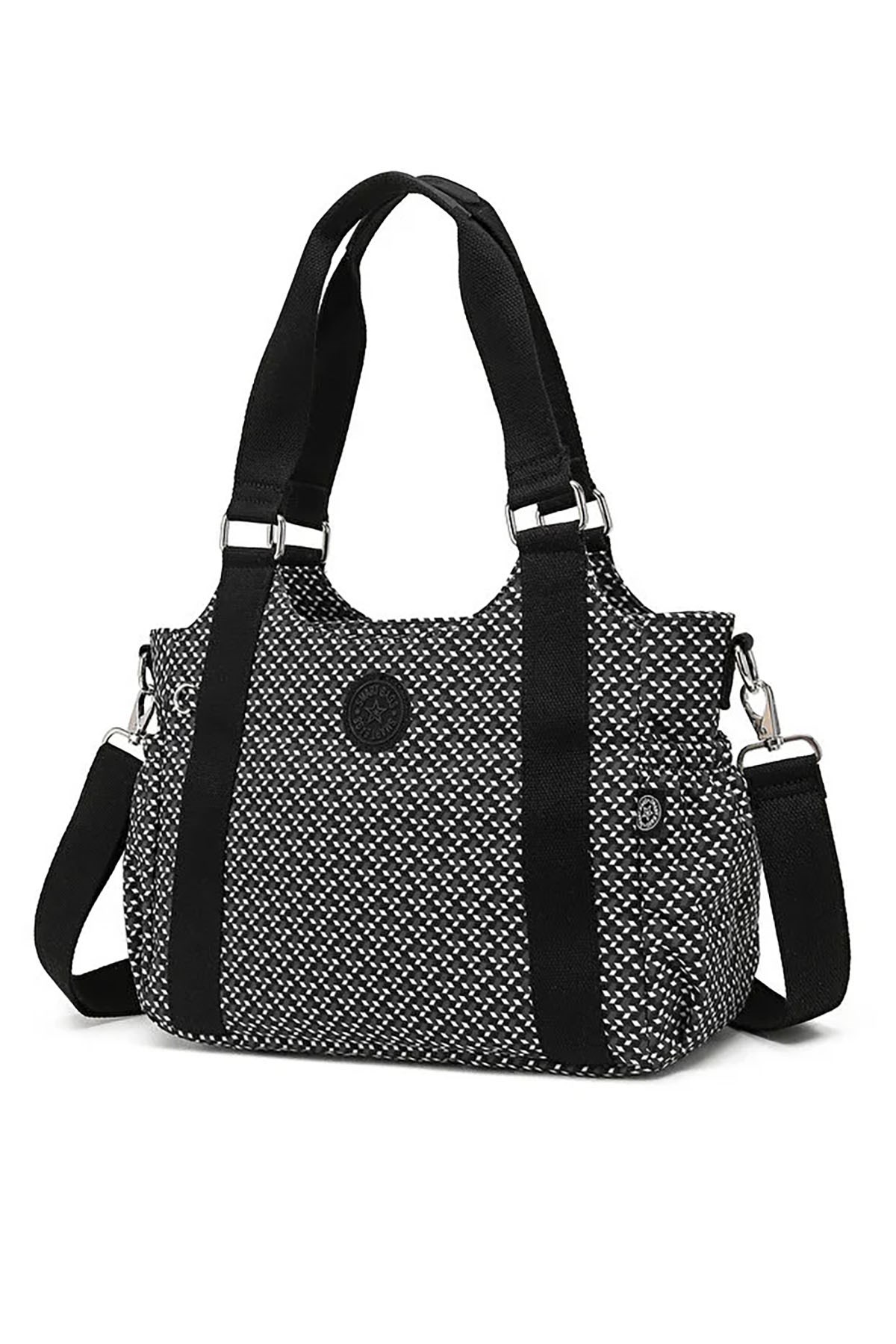 1163-Kr_953Smart BagsOmuz ÇantasıSmart Bags 1163 Omuz Çantası Siyah Beyaz