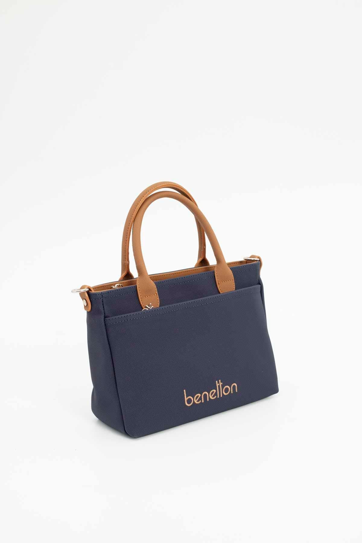 BNT1649-SoftUnited BenettonOmuz ÇantasıUnited Benetton BNT1649 Kadın Omuz Çantası Lacivert-Camel