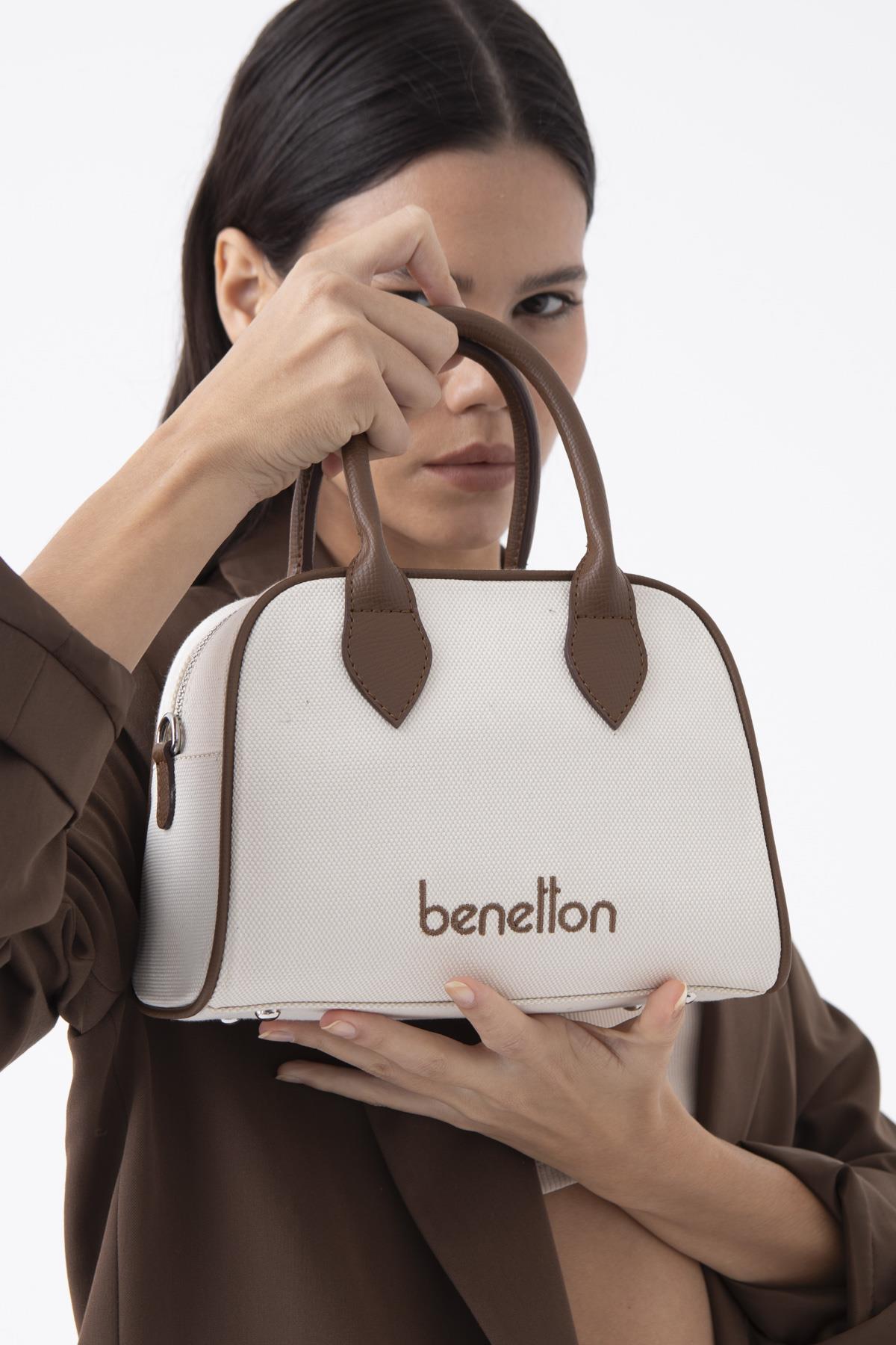 BNT1538-SoftUnited BenettonOmuz ÇantasıUnited Benetton BNT1538 Omuz Çantası Bej-Kahve