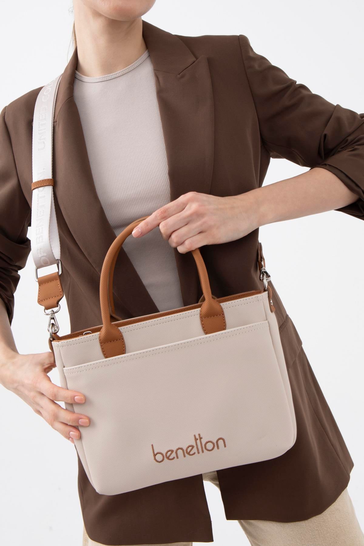 BNT1614-SoftUnited BenettonOmuz ÇantasıUnited Benetton BNT1614 Omuz Çantası Bej-Camel