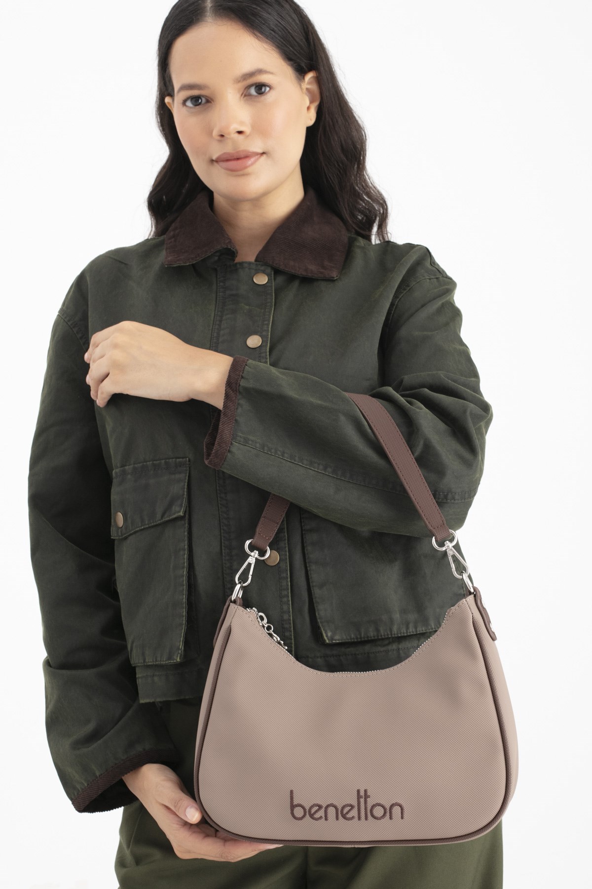 BNT1690-Soft_716United BenettonOmuz ÇantasıUnited Benetton BNT1690 Kadın Omuz Çantası Taba-Kahve