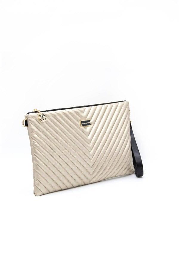 SP1034-M152Silver & PoloPortföy & ClutchSilver & Polo SP1034 Kadın Portföy & Clutch Altın