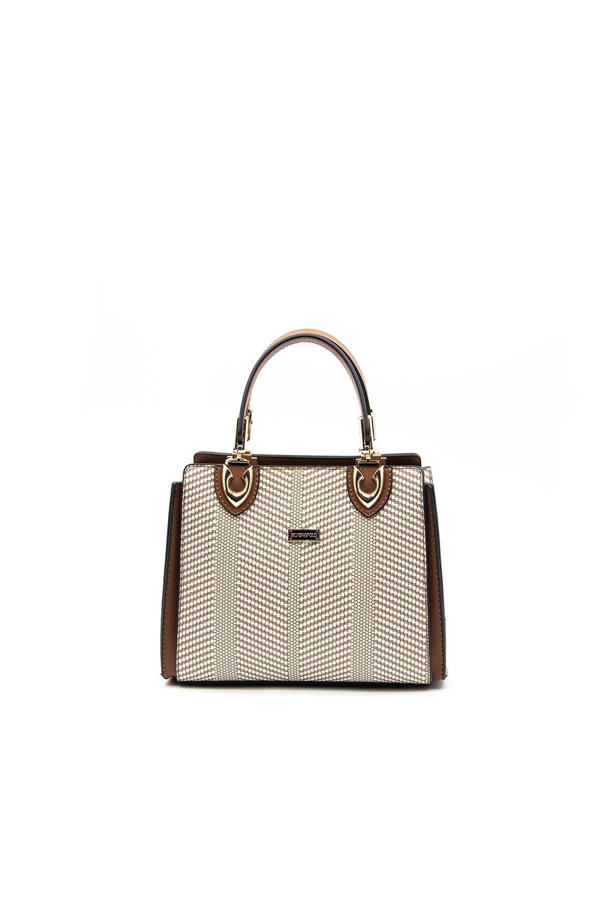 Silver & Polo Bej-Taba SP1133 Kadın El Çantası