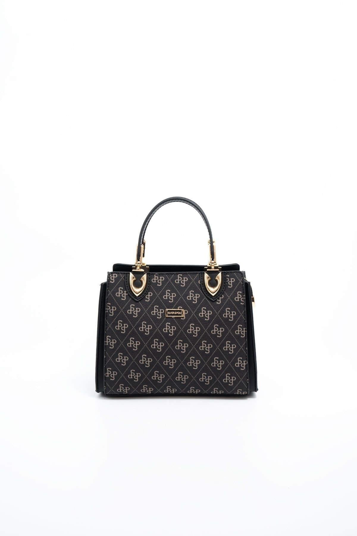 Silver & Polo Füme - Siyah SP1133 Kadın El Çantası