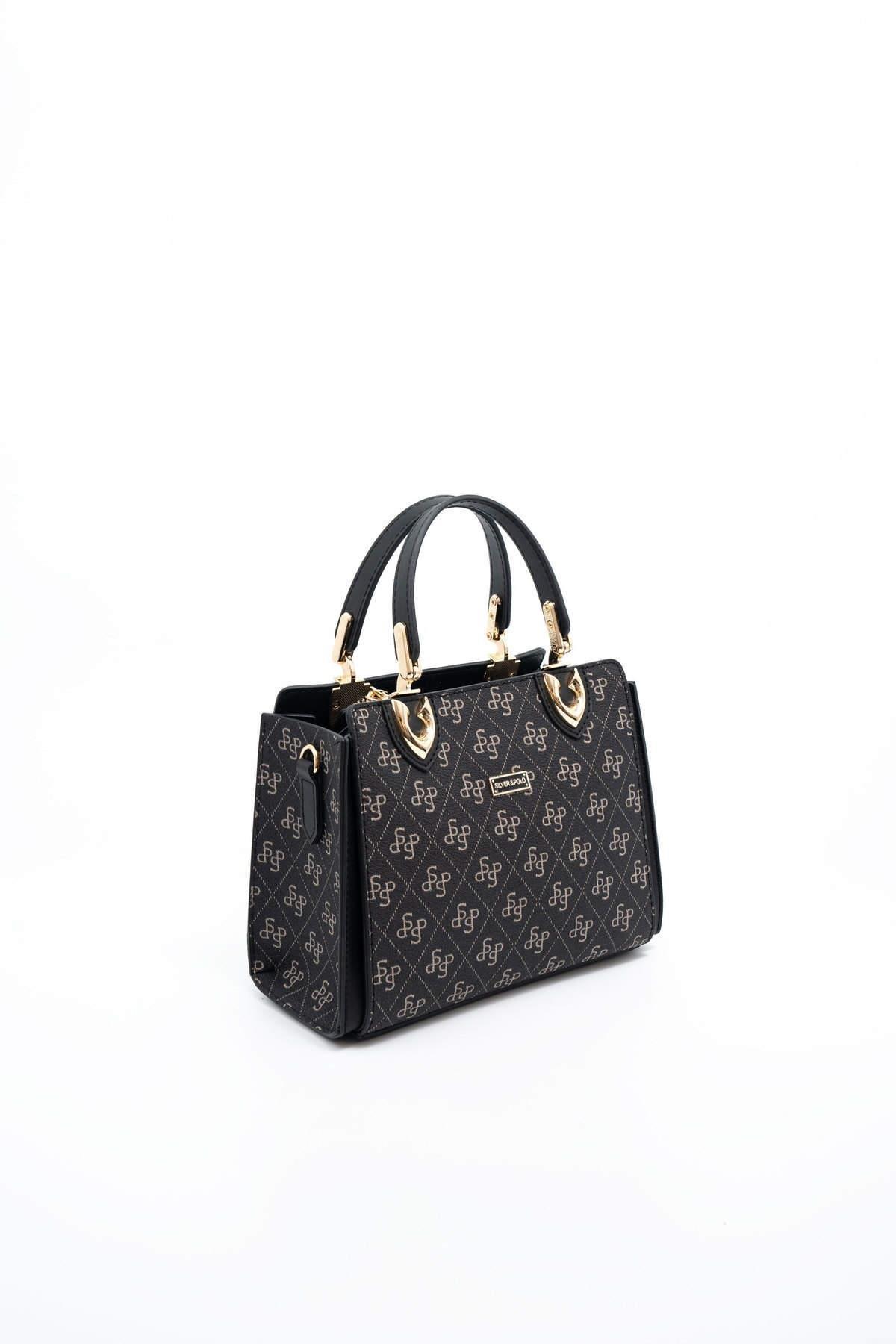 Silver & Polo Füme - Siyah SP1133 Kadın El Çantası