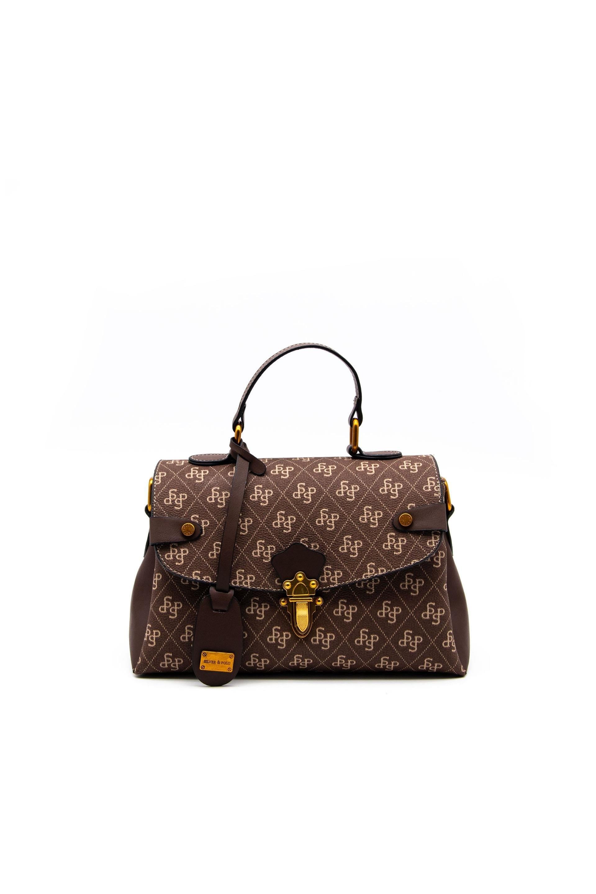 Silver & Polo Kahve SP1159 Kadın El Çantası
